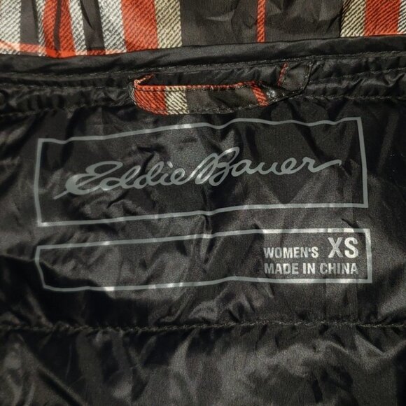 Eddie Bauer Puffer Plaid Preppy Outdoor Winter CirrusLite Down Jacket - Women's - Picture 8 of 9